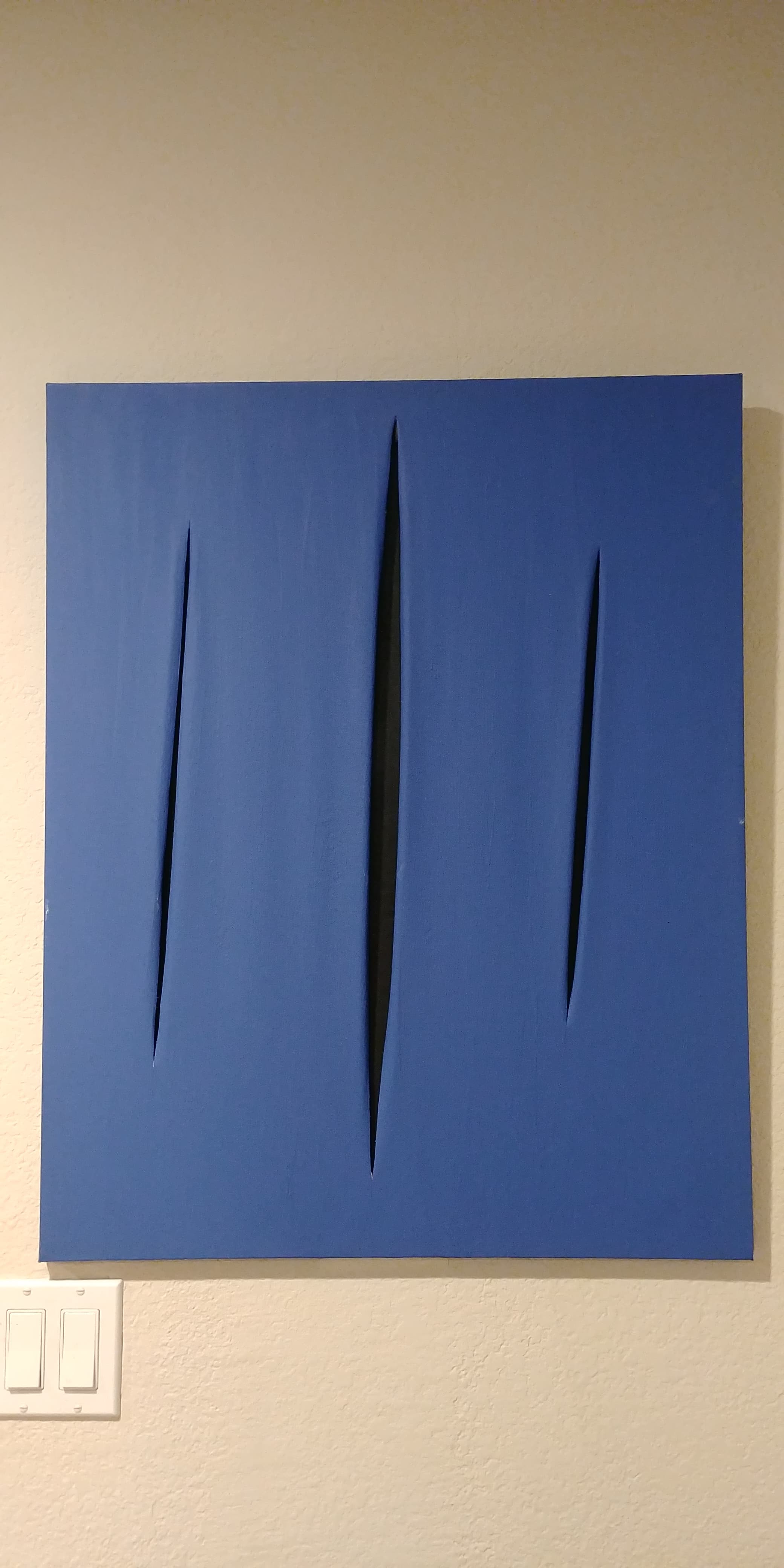 Fontana Blu Painting